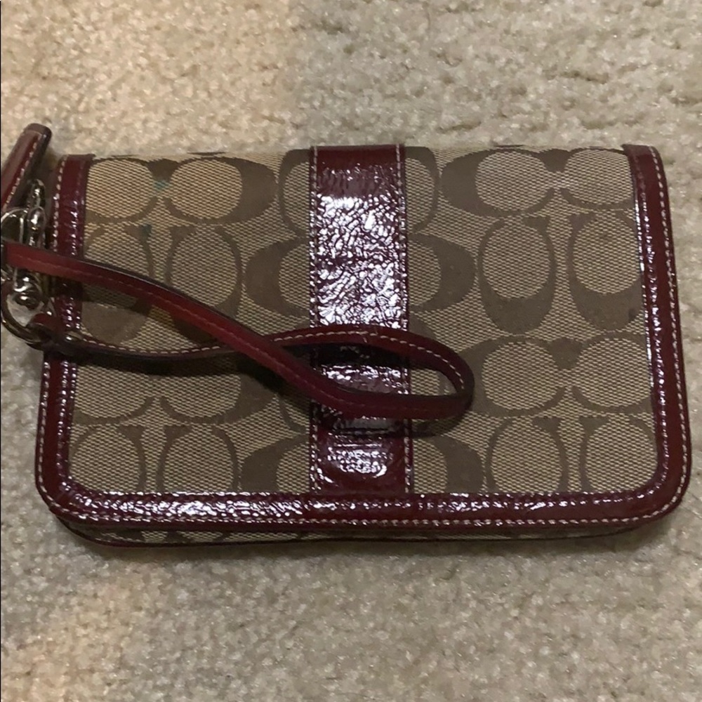 Coach wristlet